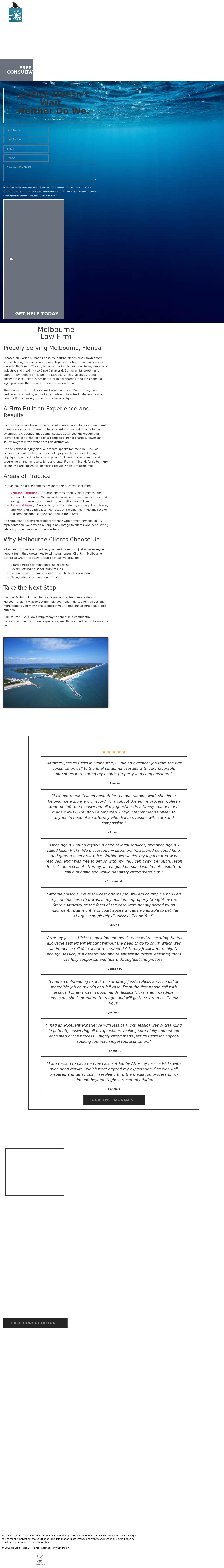DeGraff Hicks Law Group, PLLC - Melbourne FL Lawyers