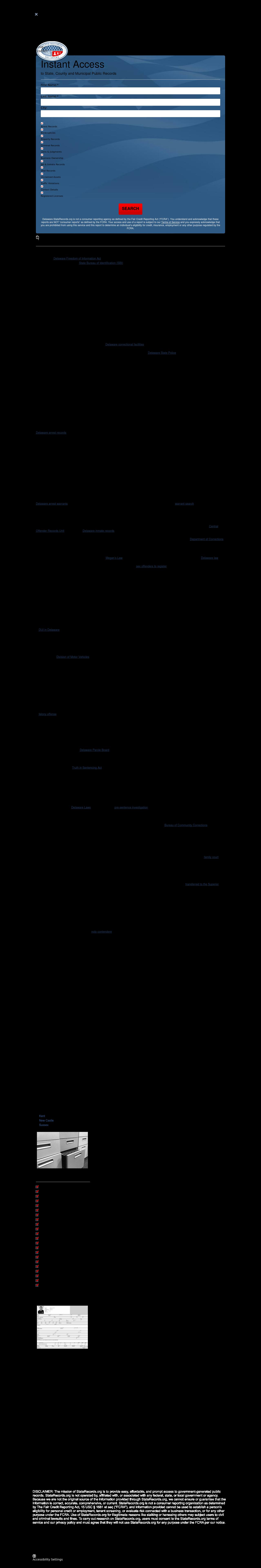 Delaware Criminal Records - Wilmington DE Lawyers