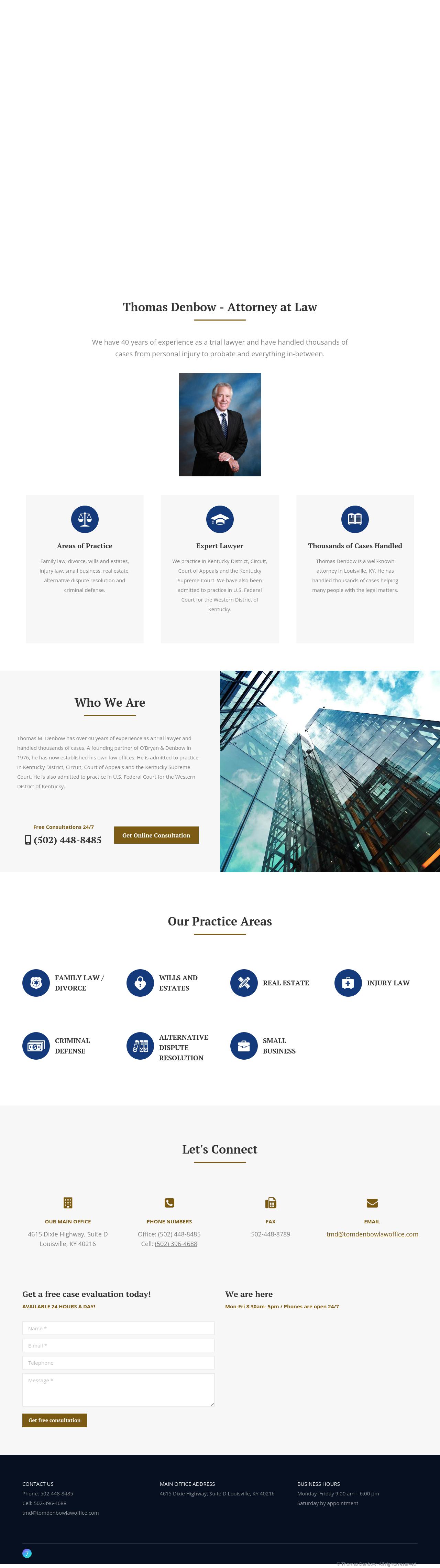 Denbow Thomas M Attorney At Law - Louisville KY Lawyers