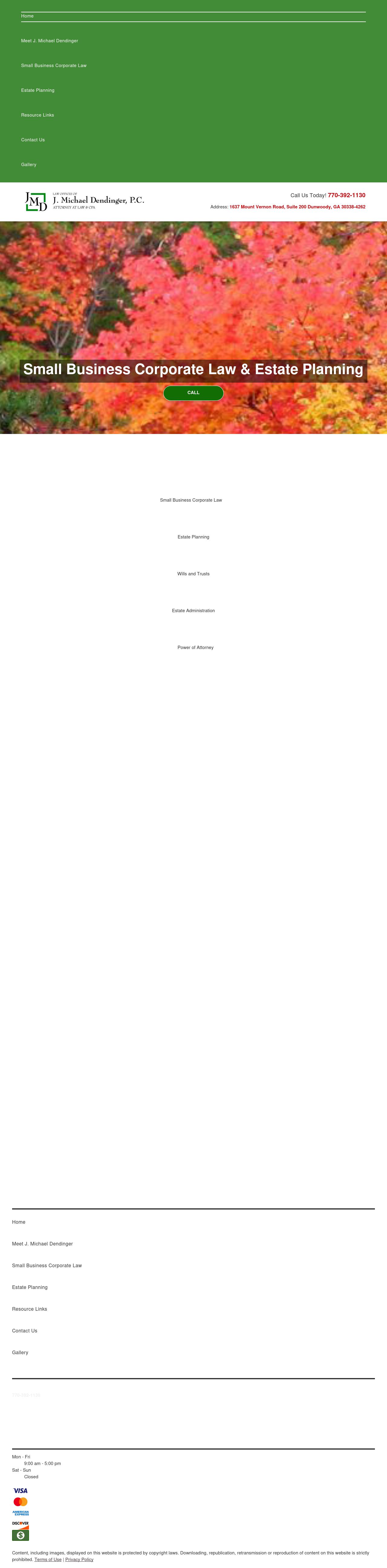 Dendinger, J Michael PC - Atlanta GA Lawyers