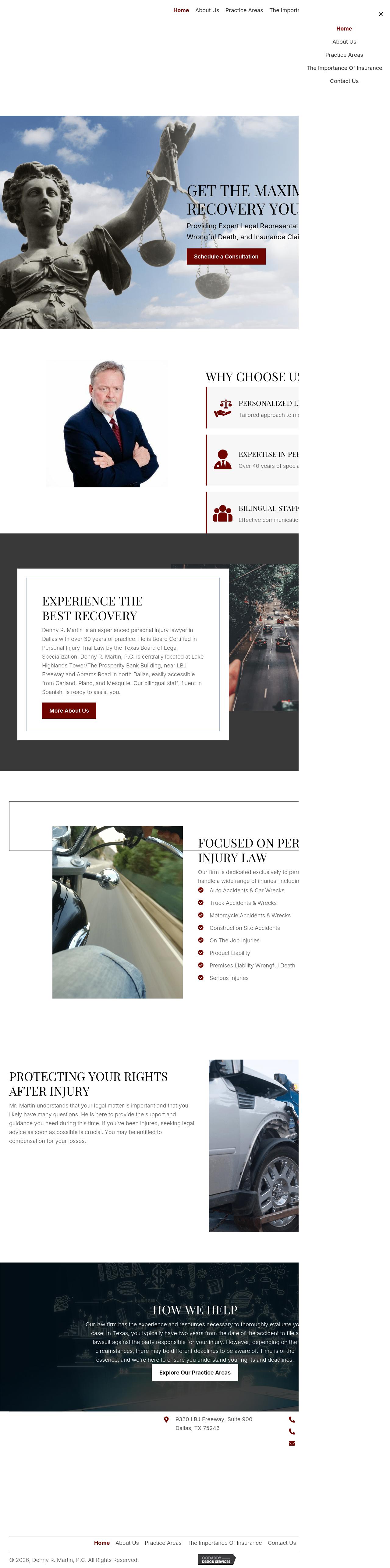 Denny R. Martin - Dallas TX Lawyers