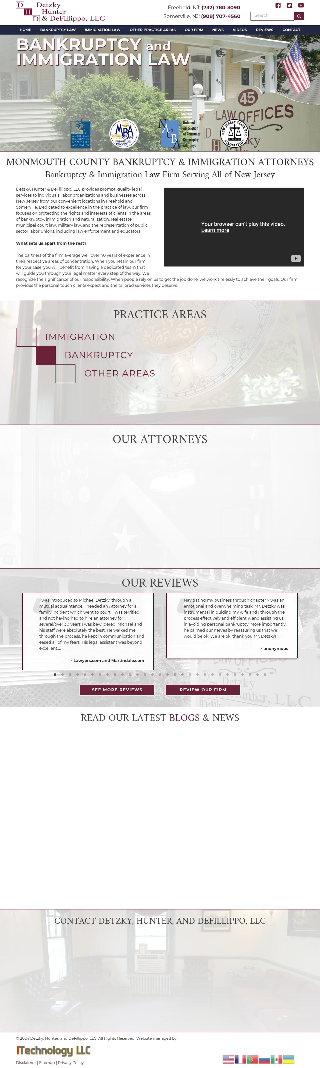 Detzky Hunter & Defillippo, LLC - Freehold NJ Lawyers