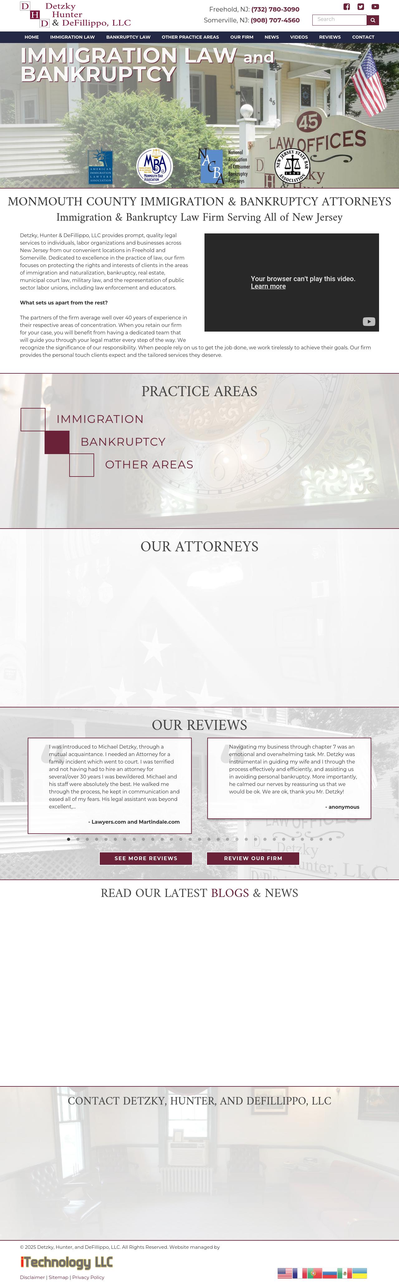 Detzky Hunter & Defillippo, LLC - Freehold NJ Lawyers