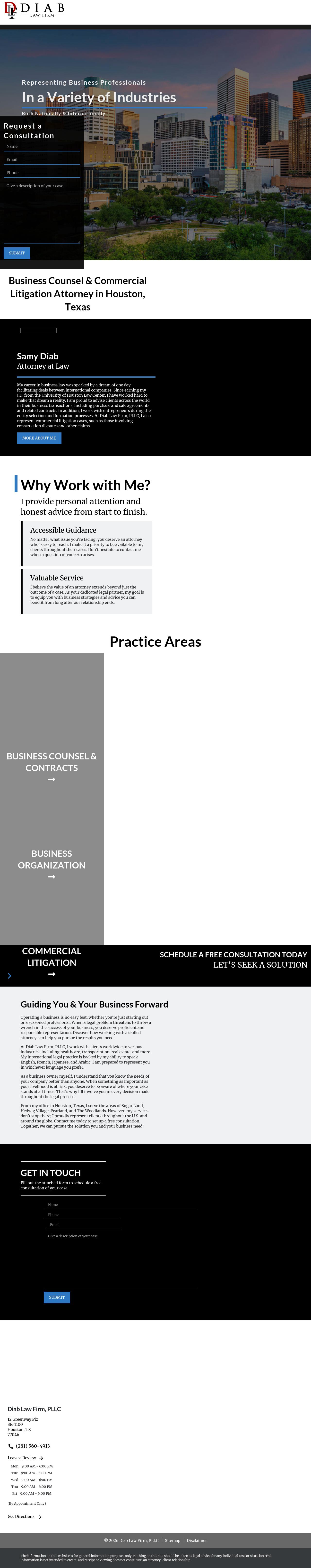 Diab Law Firm - Houston TX Lawyers