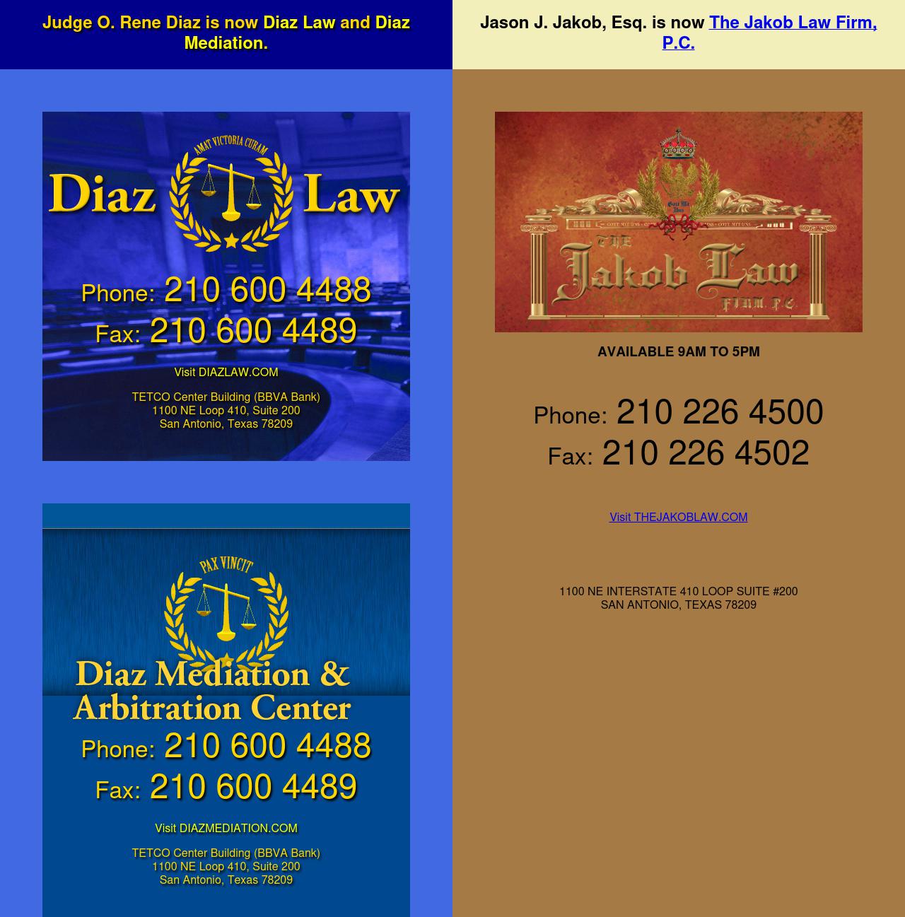 Diaz Law Firm PLLC - San Antonio TX Lawyers