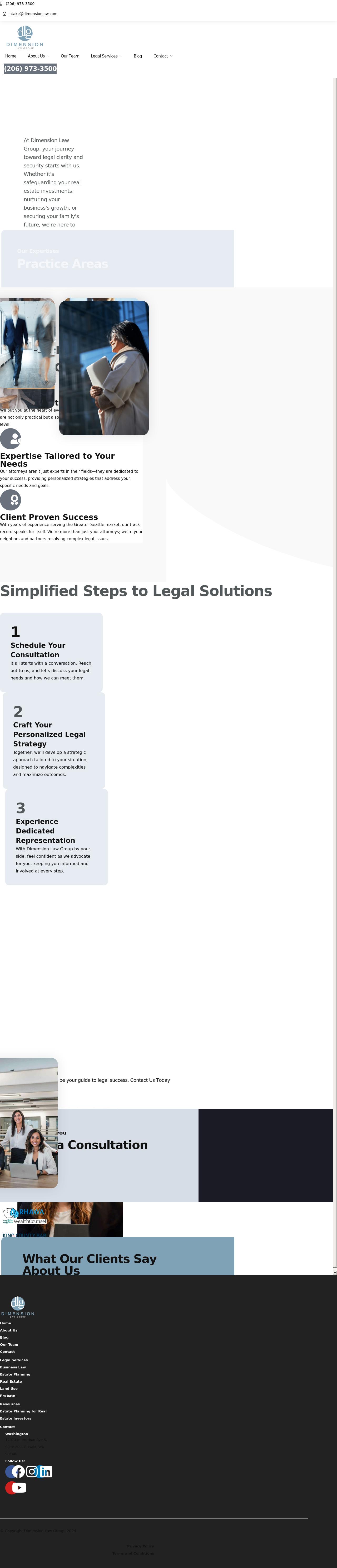 Dimension Law Group - Tukwila WA Lawyers