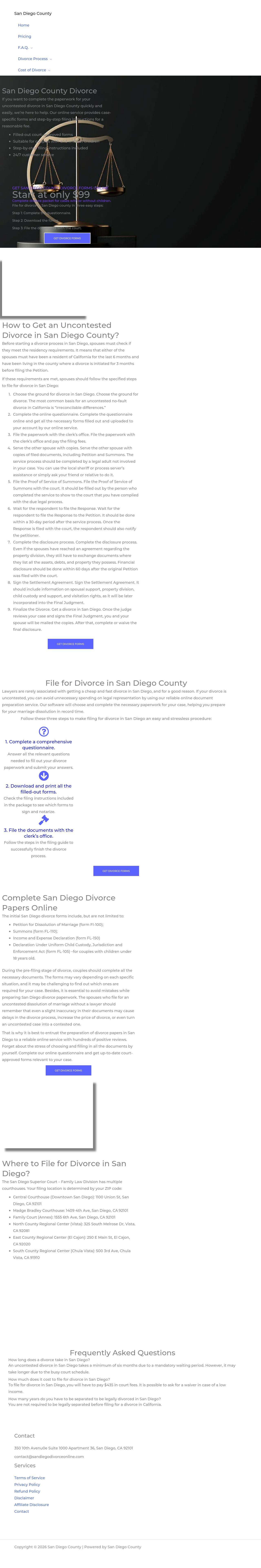 Divorce In San Diego - San Diego CA Lawyers