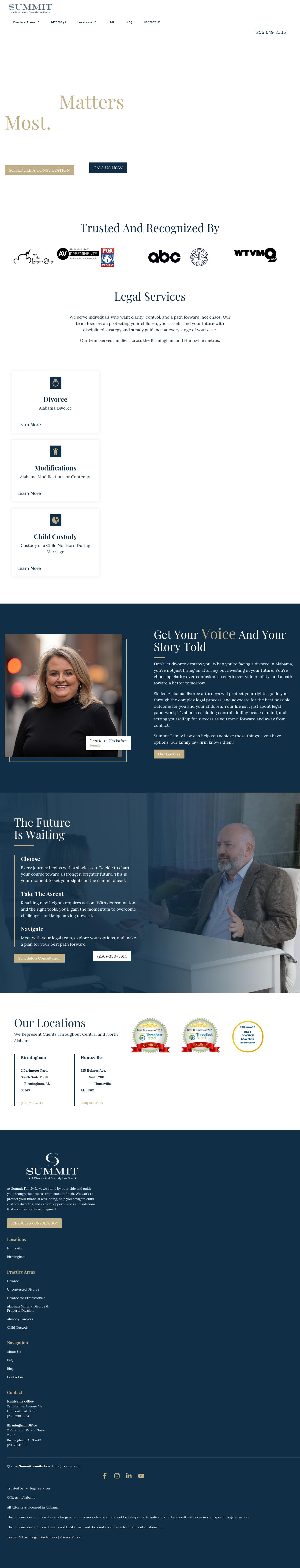 Summit Family Law P.C. - Florence AL Lawyers