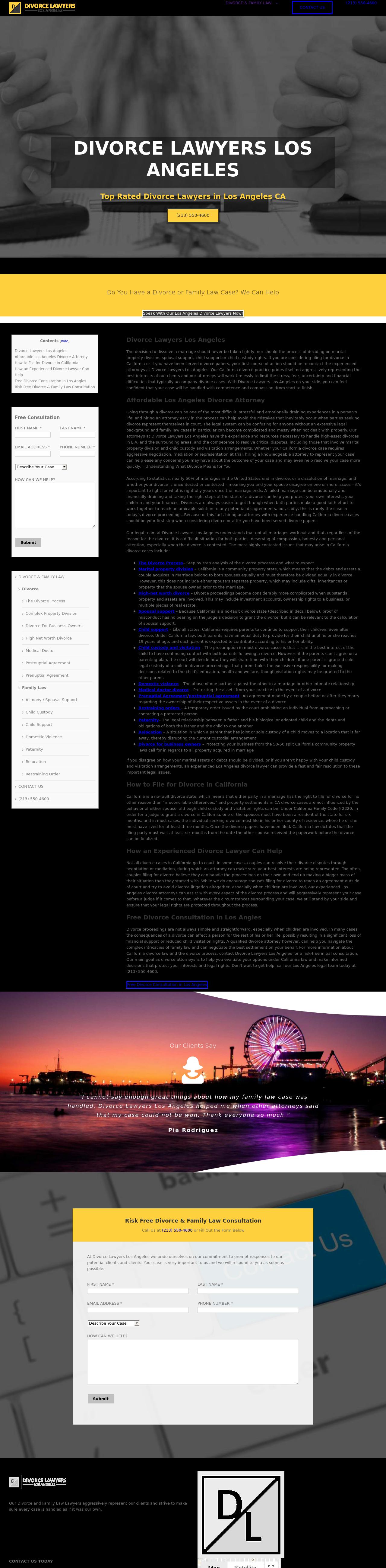 Divorce Lawyers Los Angeles - Los Angeles CA Lawyers
