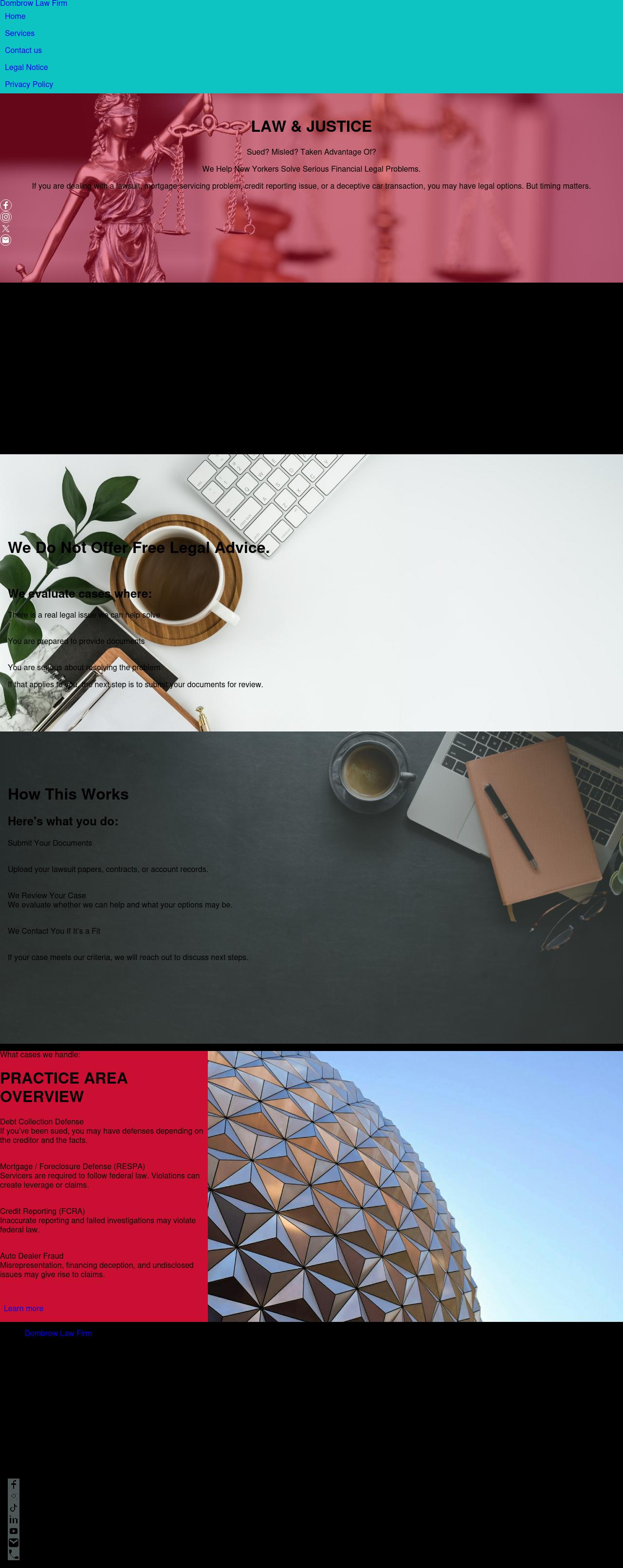 Dombrow Law Firm - Syracuse NY Lawyers