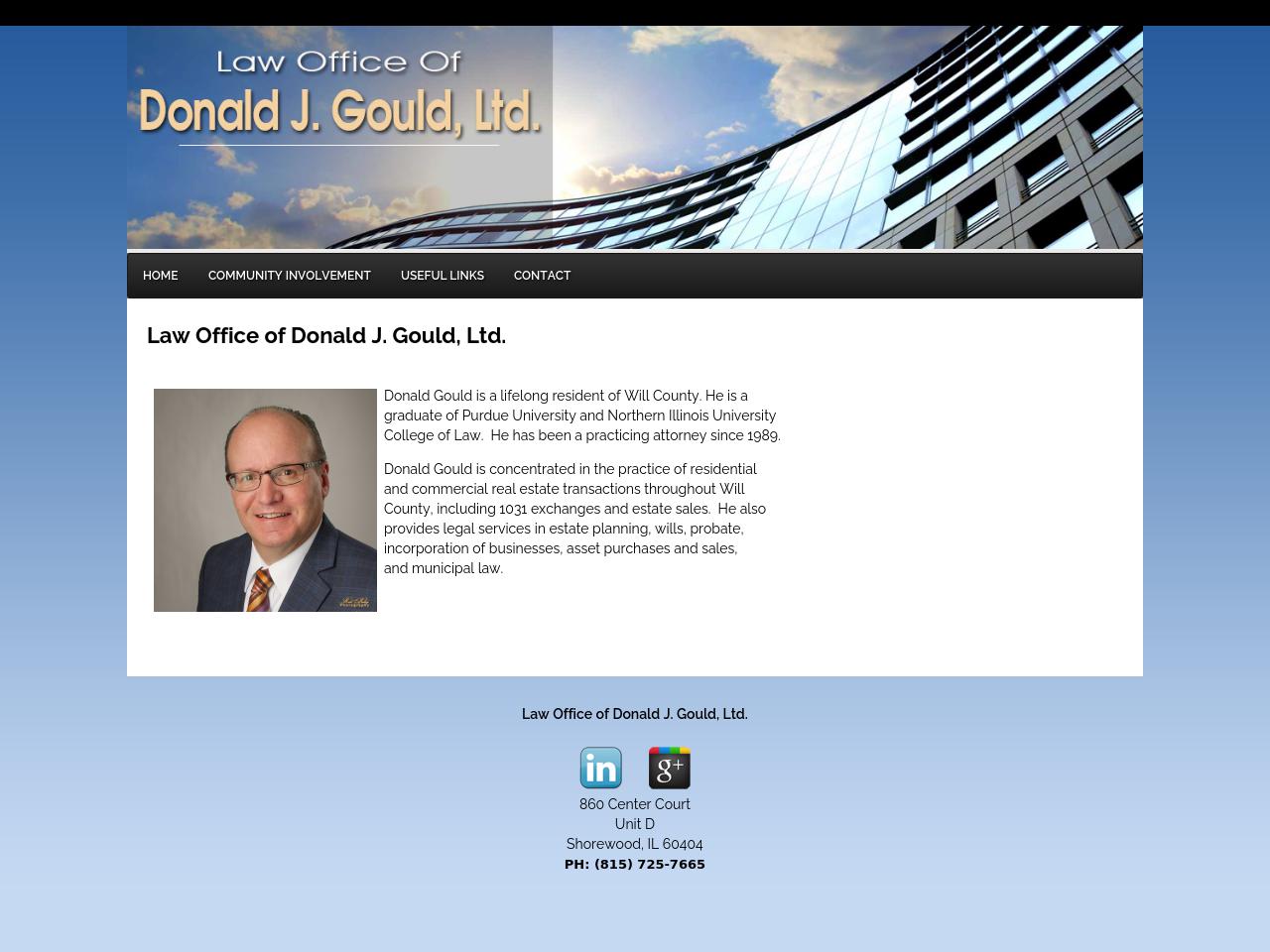 Donald Gould, Attorney At Law - Rockdale IL Lawyers
