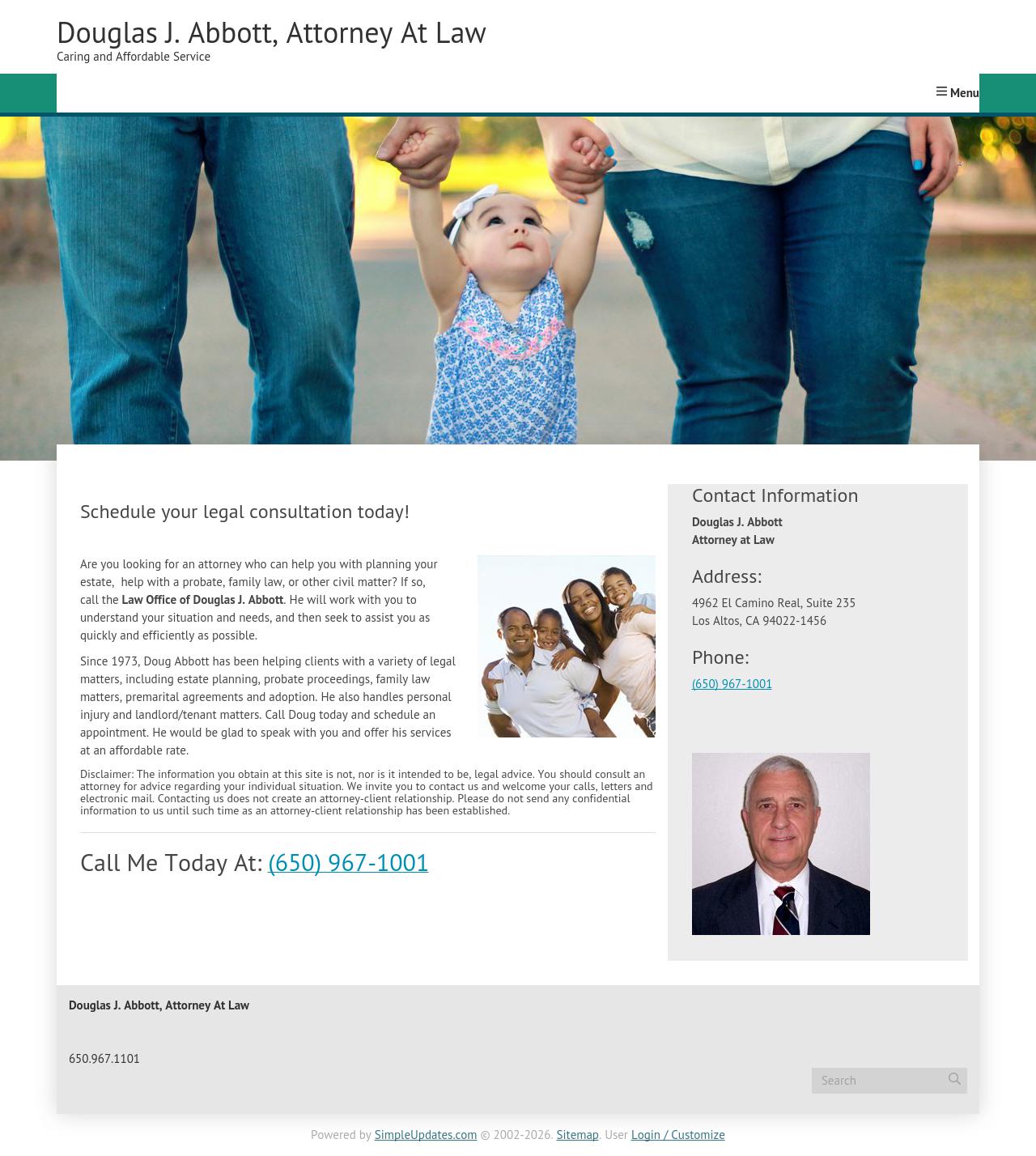 Douglas J. Abbott Attorney At Law - Los Altos CA Lawyers