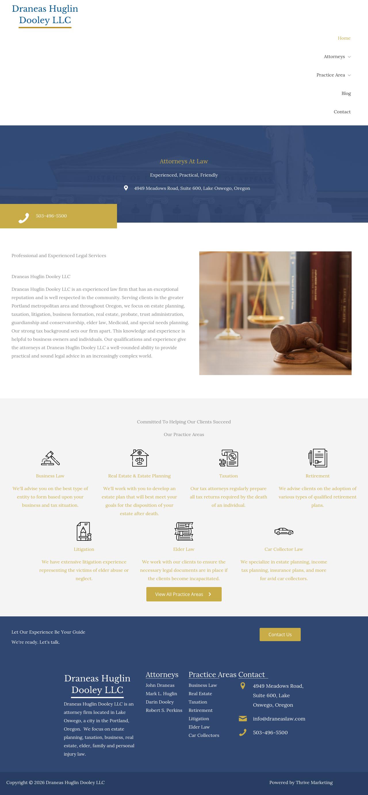 Draneas & Huglin - Lake Oswego OR Lawyers