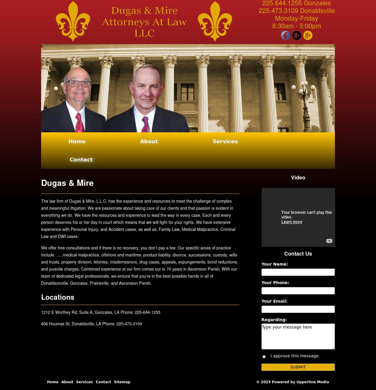 Dugas & Mire LLC - Donaldsonville LA Lawyers