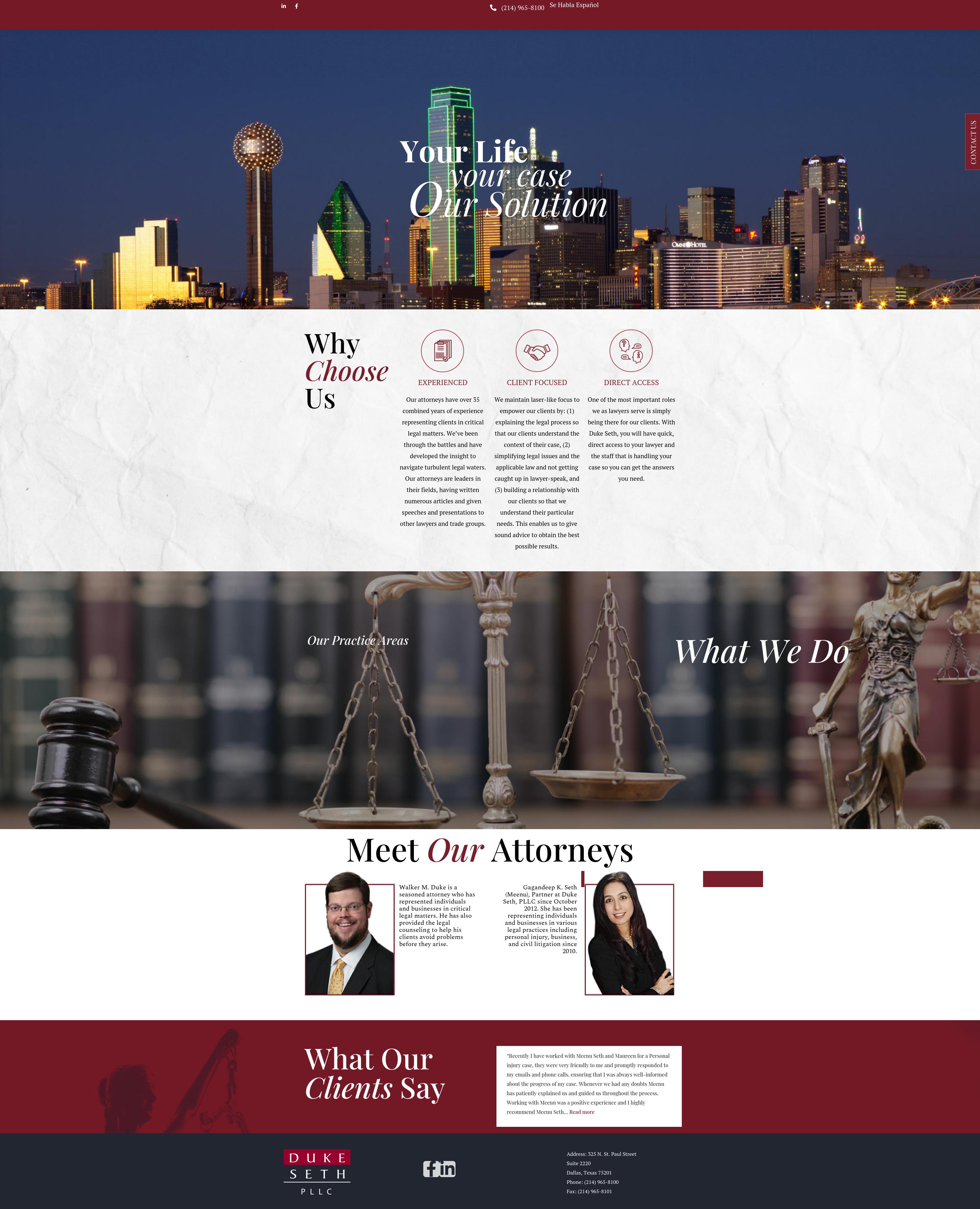 Duke Seth, PLLC - Dallas TX Lawyers