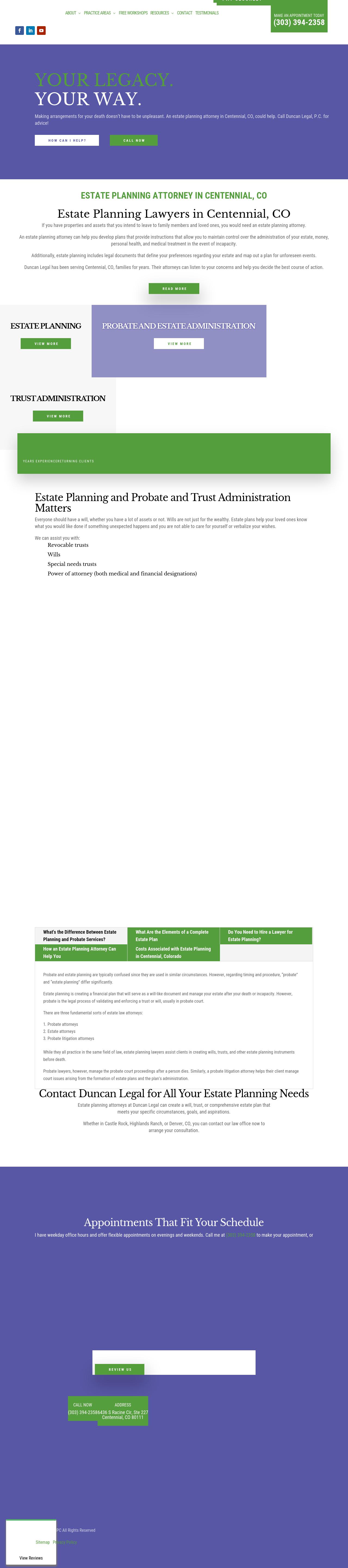 Duncan Legal, PC - Centennial CO Lawyers