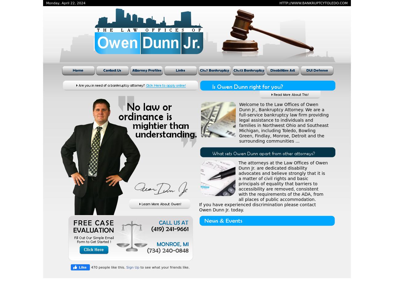 Dunn Jr. Owen B Law Offices - Toledo OH Lawyers
