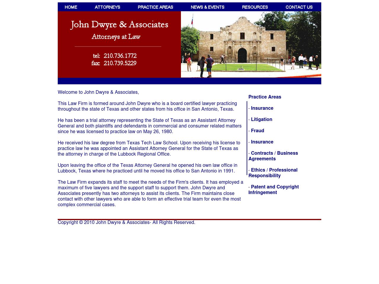 Dwyre, John Attorney - San Antonio TX Lawyers
