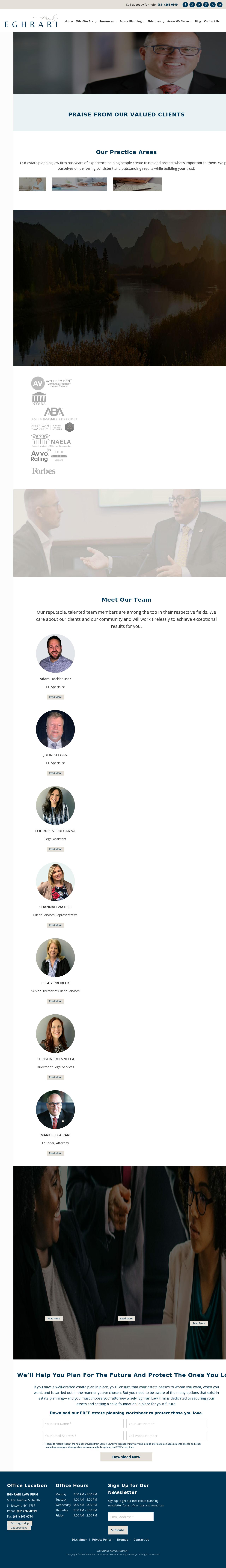 Eghrari Wealth Training Law Firm - Smithtown NY Lawyers