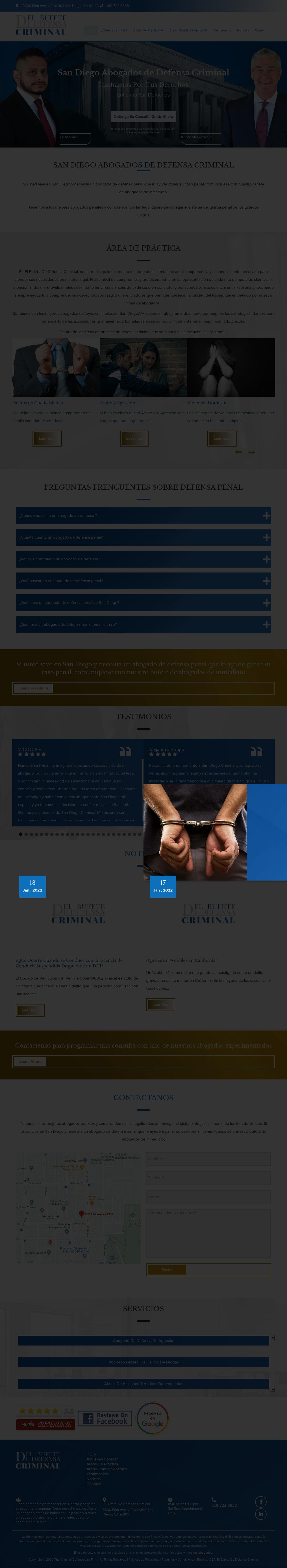 El Bufete De Defensa Criminal - San Diego CA Lawyers