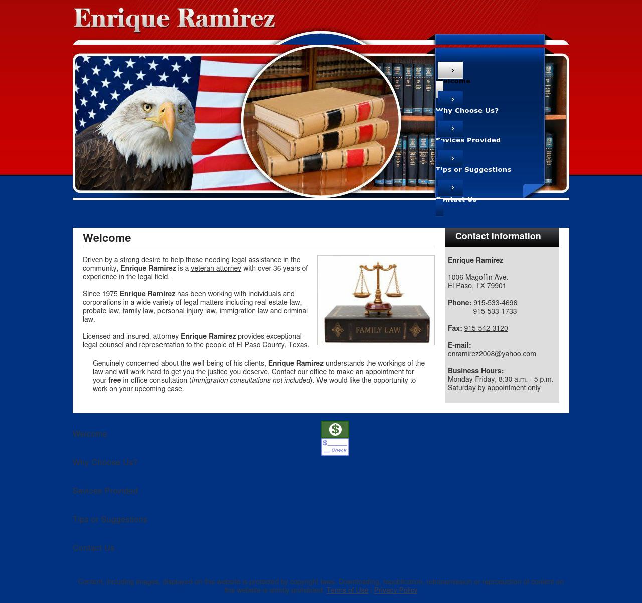Enrique Ramirez Attorney - El Paso TX Lawyers