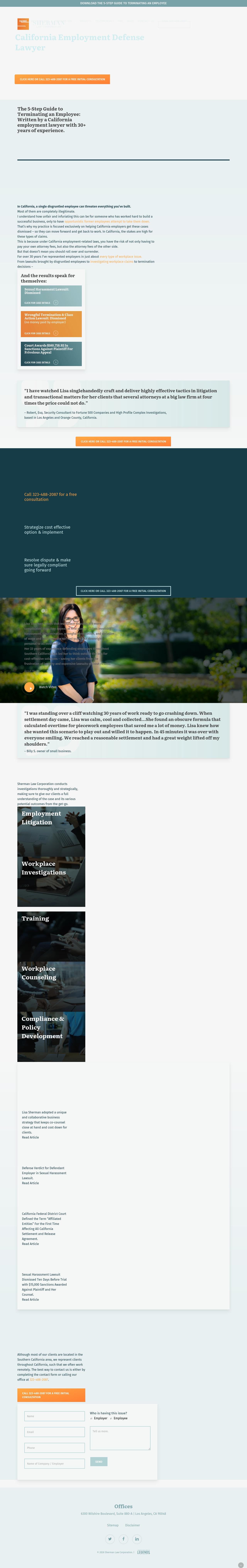 Sherman Law Corporation - Los Angeles CA Lawyers
