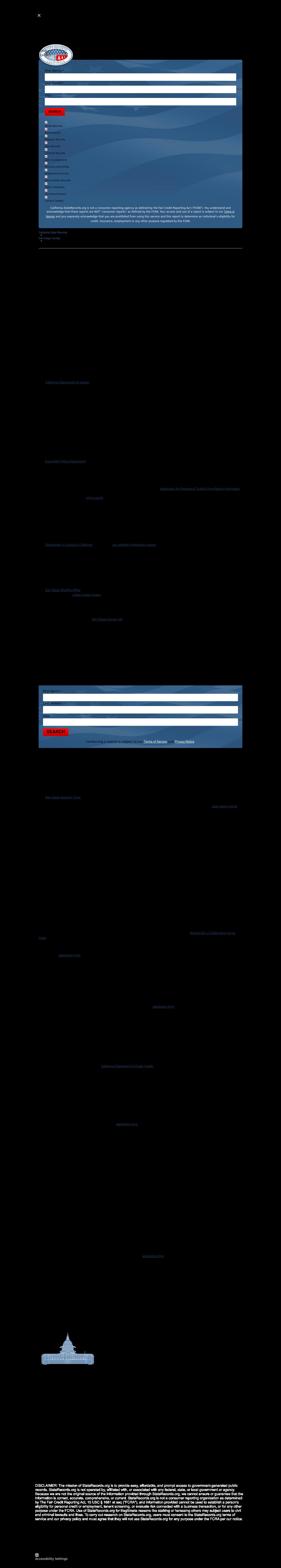 Escondido Arrest Records - Escondido CA Lawyers