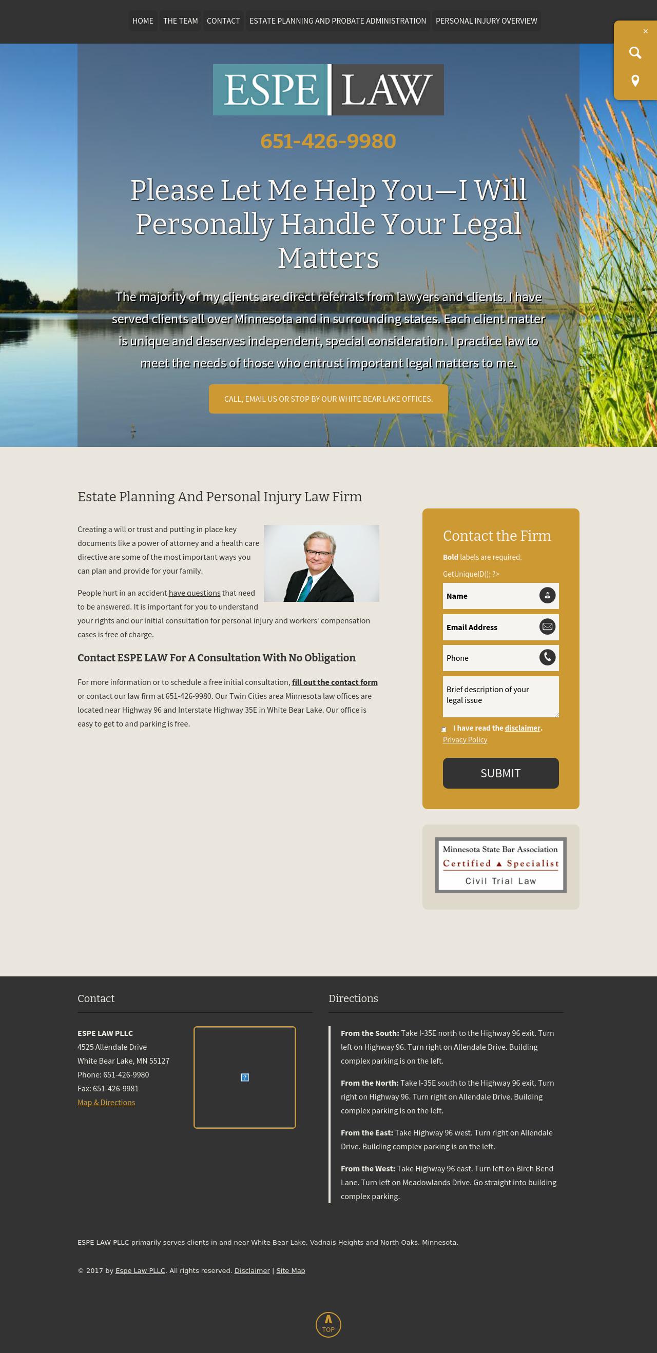 Espe Law PLLC - White Bear Lake MN Lawyers