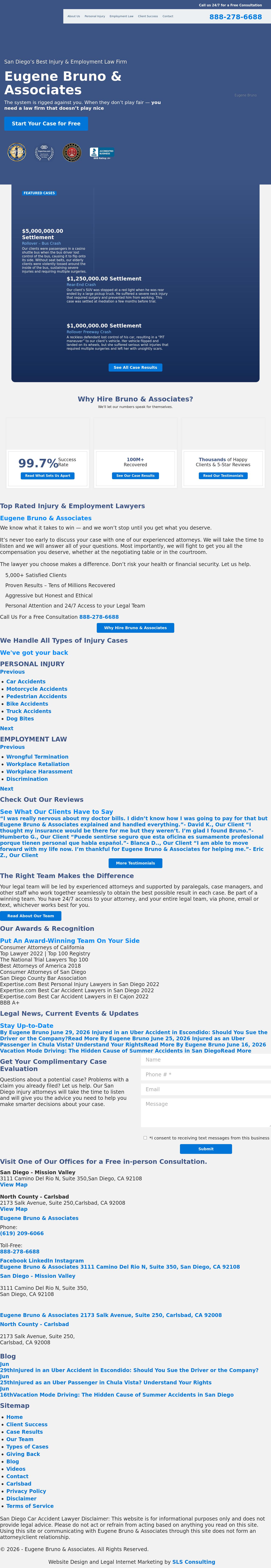 Eugene Bruno & Associates - San Diego CA Lawyers