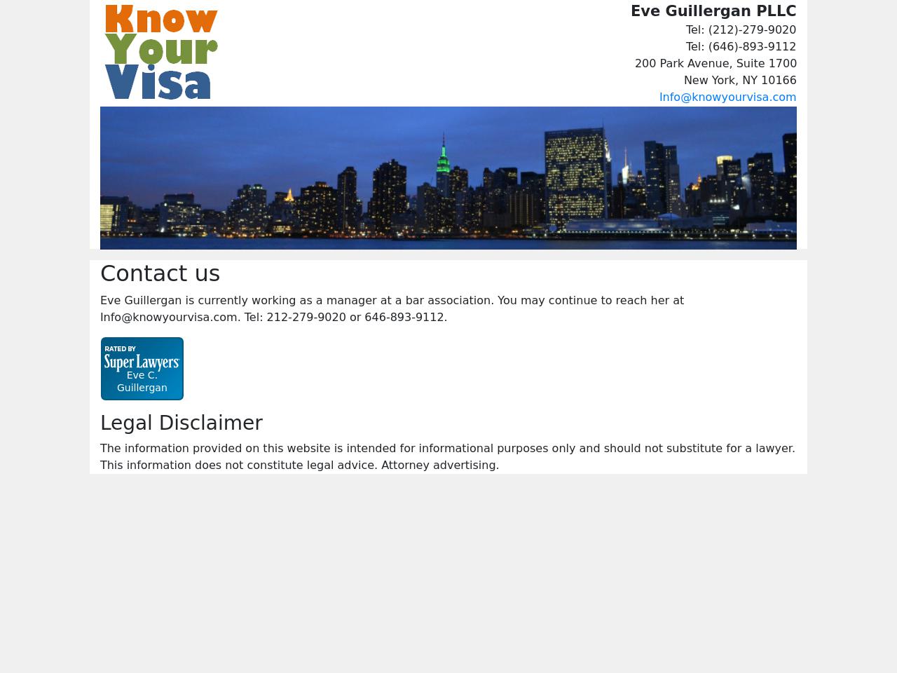 Eve Guillergan PLLC - New York NY Lawyers