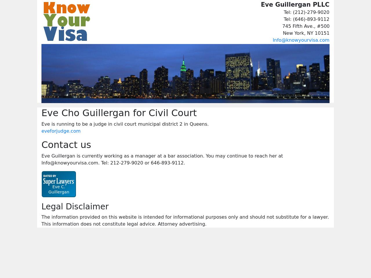 Eve Guillergan PLLC - New York NY Lawyers