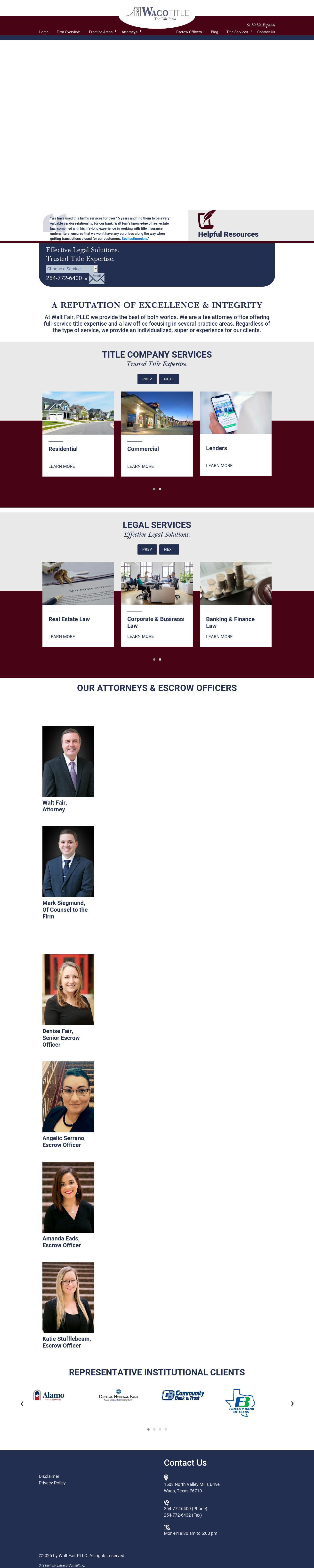 Fair Walt PLLC - Waco TX Lawyers