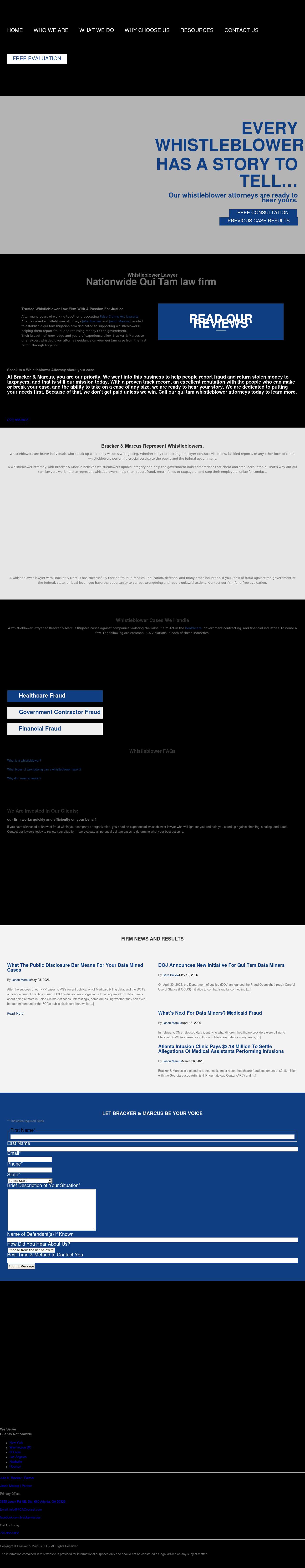 FCA Counsel - Atlanta GA Lawyers