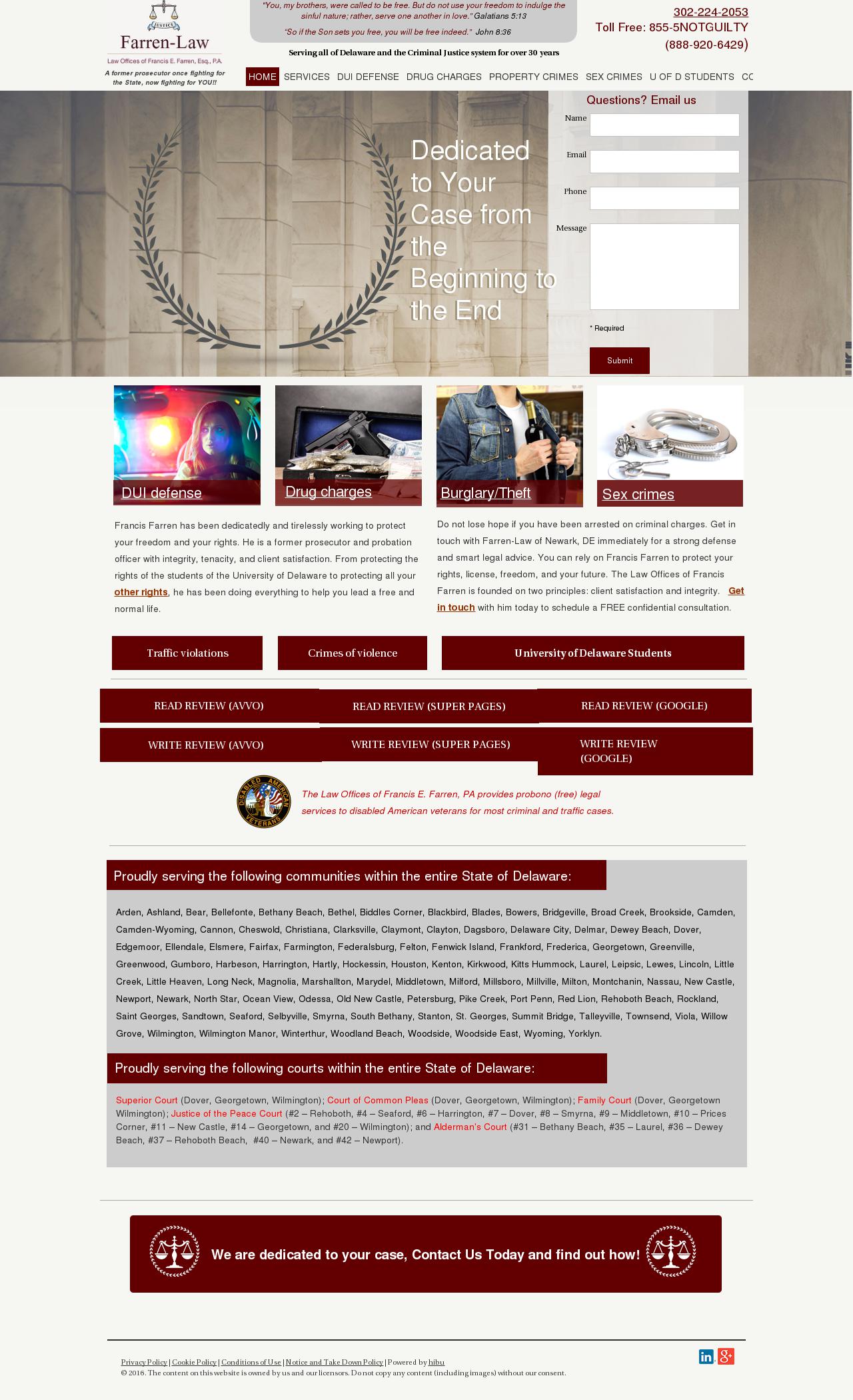 Farren, Francis E. ESQ. Law Offices - Newark DE Lawyers