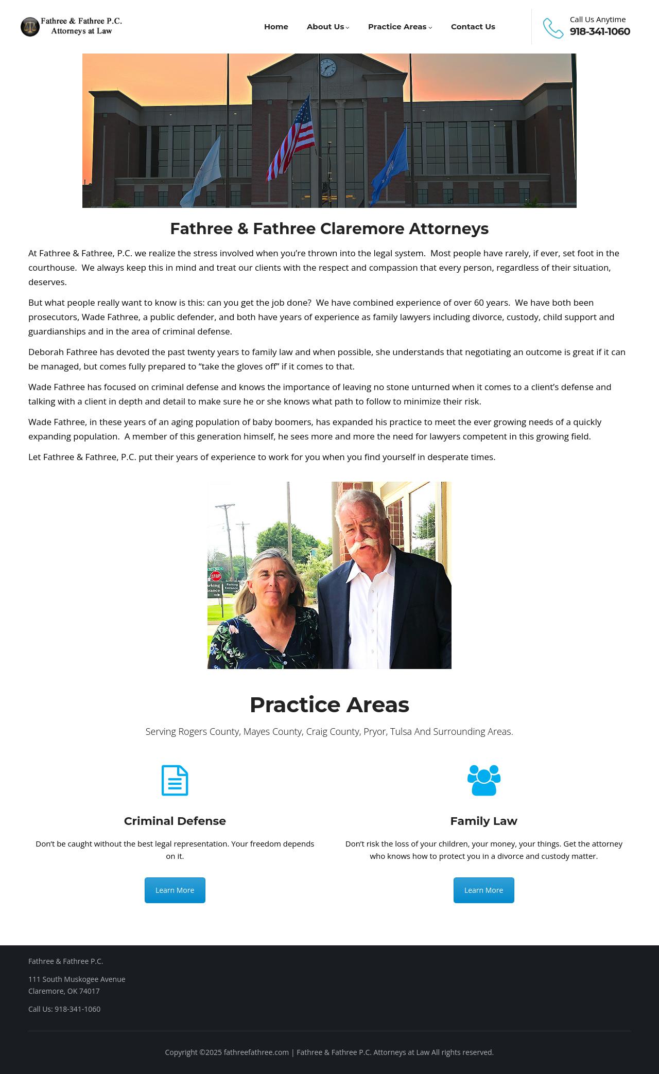 Fathree & Fathree P.C. - Claremore OK Lawyers