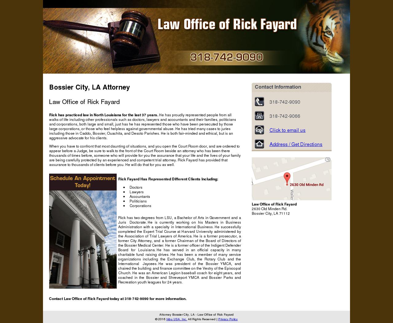 Fayard Rick Attorney at Law - Bossier City LA Lawyers