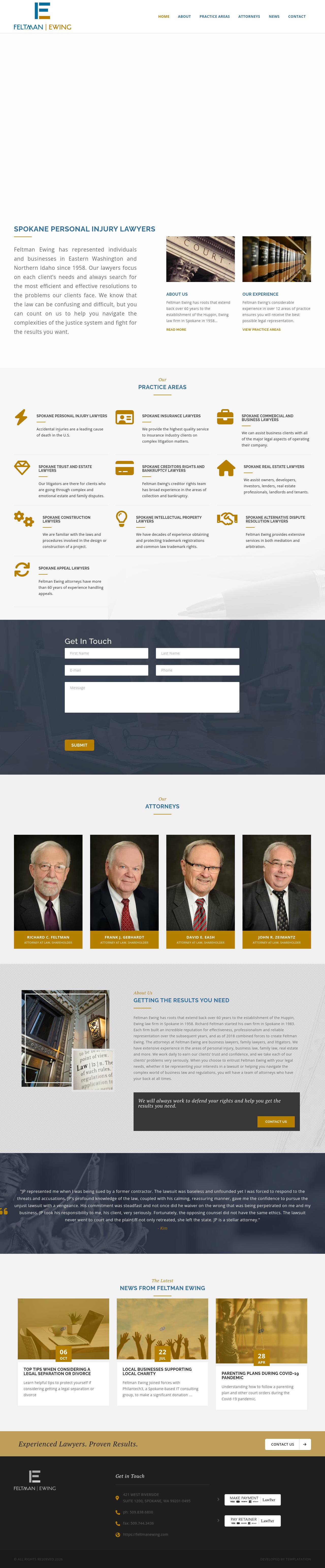 Feltman Ewing Law - Spokane WA Lawyers
