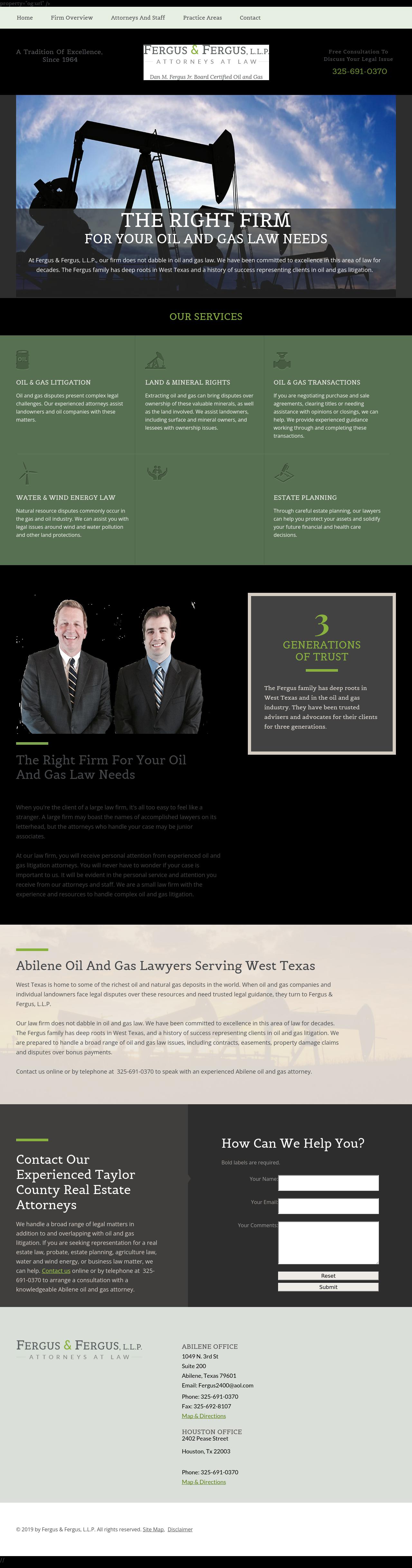 Fergus & Fergus, L.L.P. - Abilene TX Lawyers
