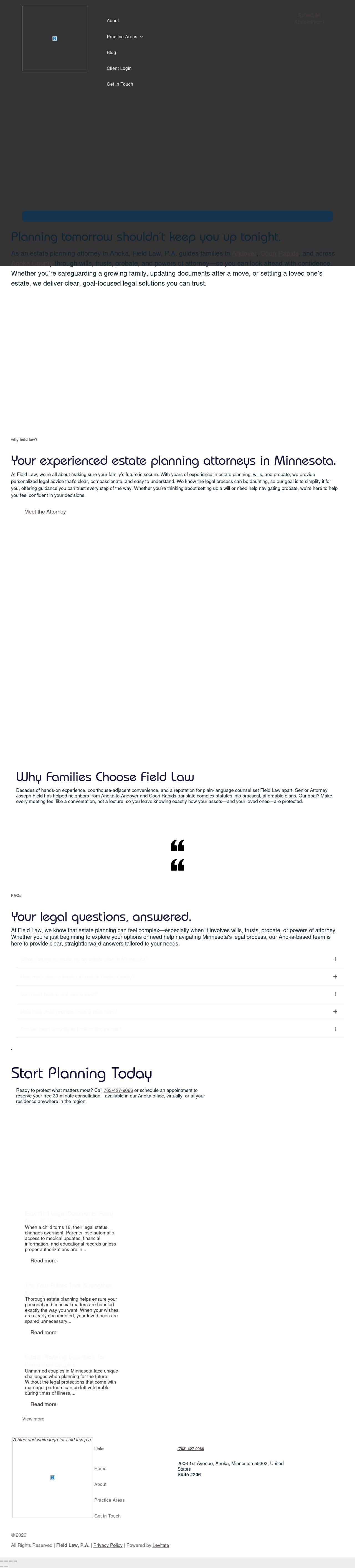 Field Law, P.A. - Anoka MN Lawyers
