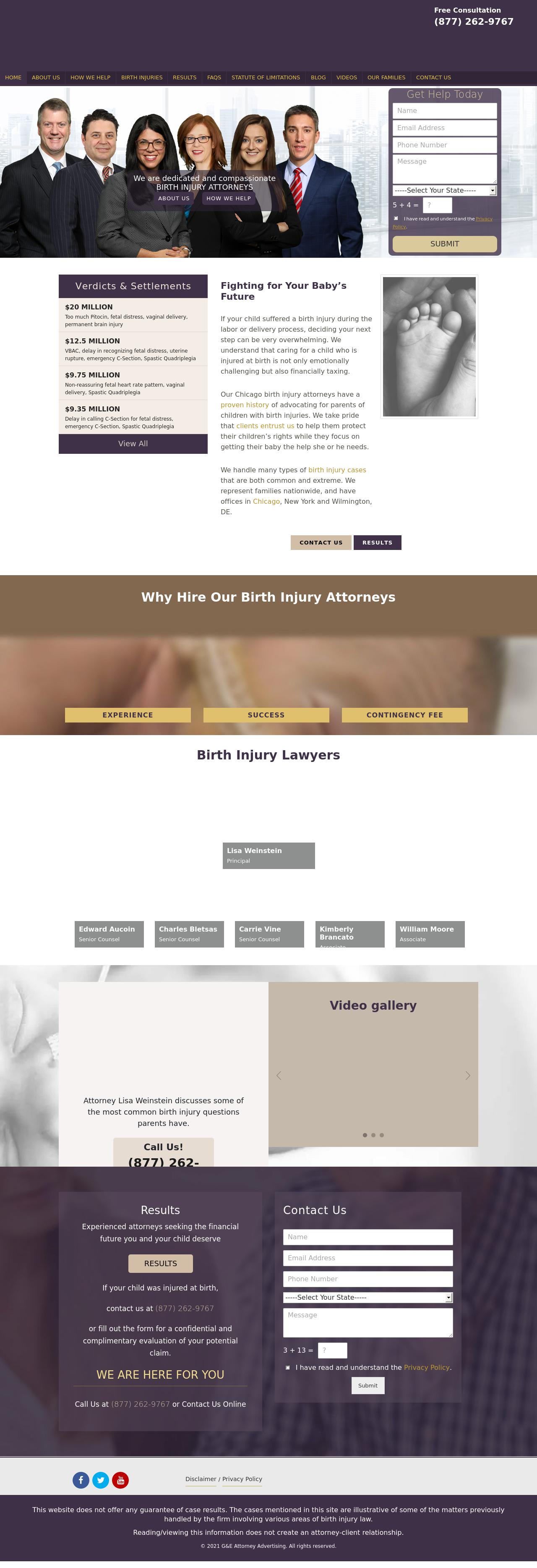 Injury From Birth - Chicago IL Lawyers