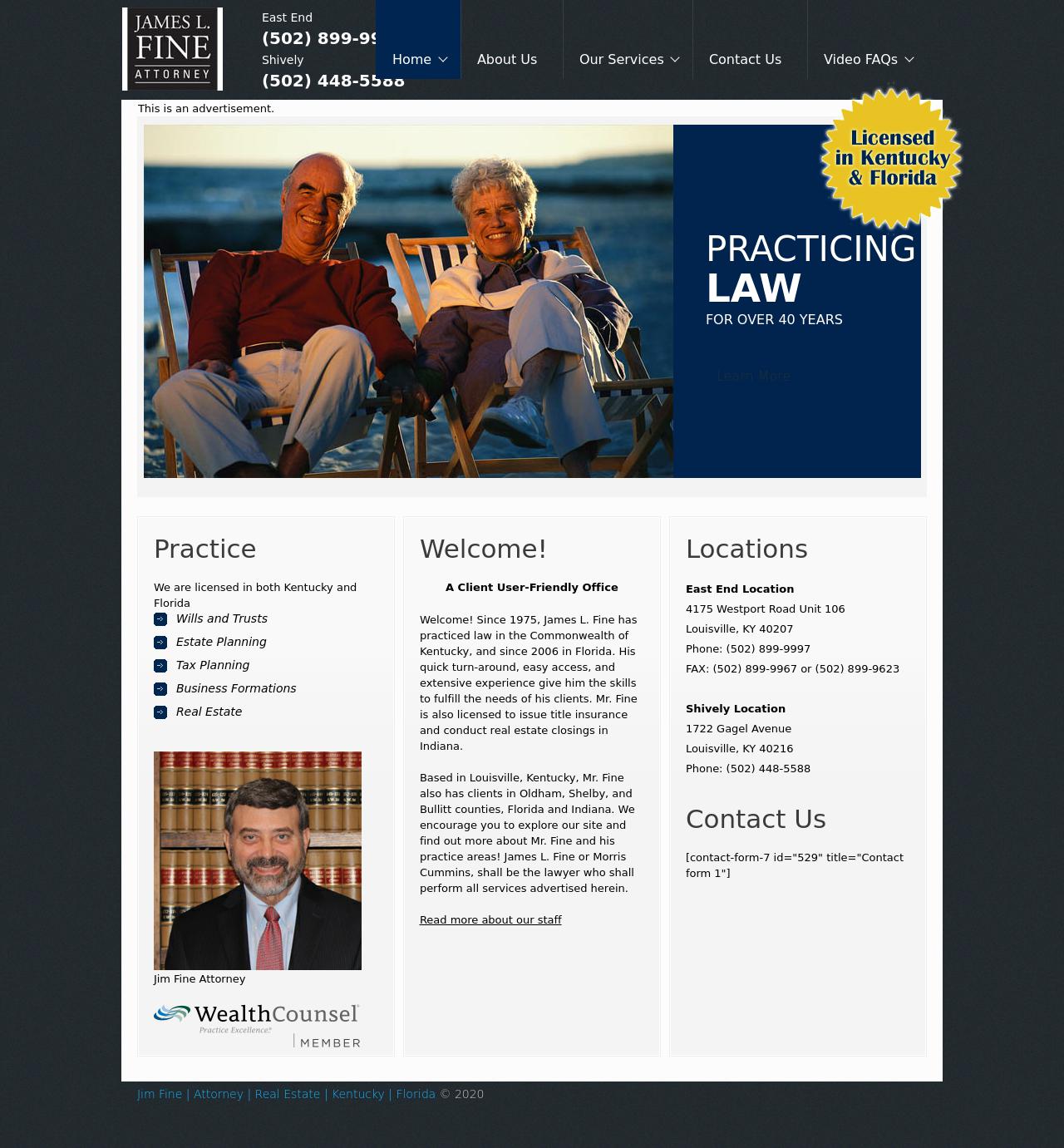 Fine James L Attorney PLLC - Louisville KY Lawyers