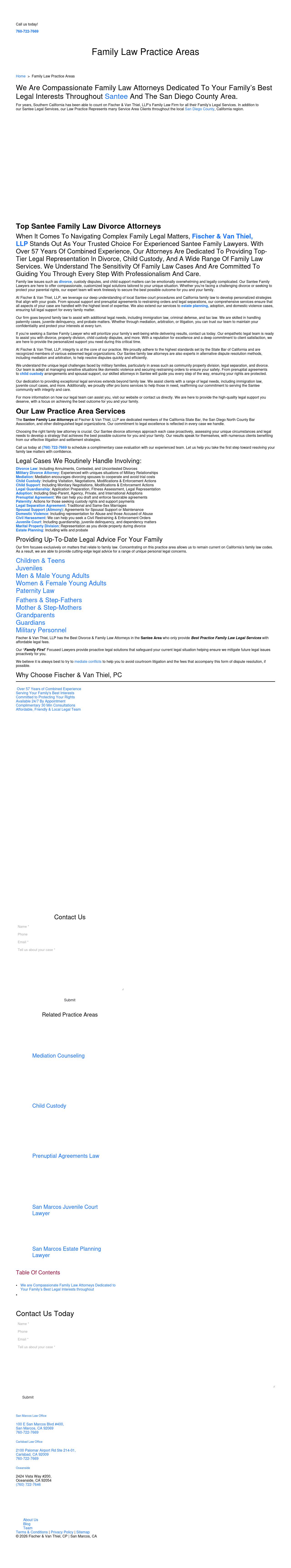 Fischer & Van Thiel, PC - San Marcos CA Lawyers