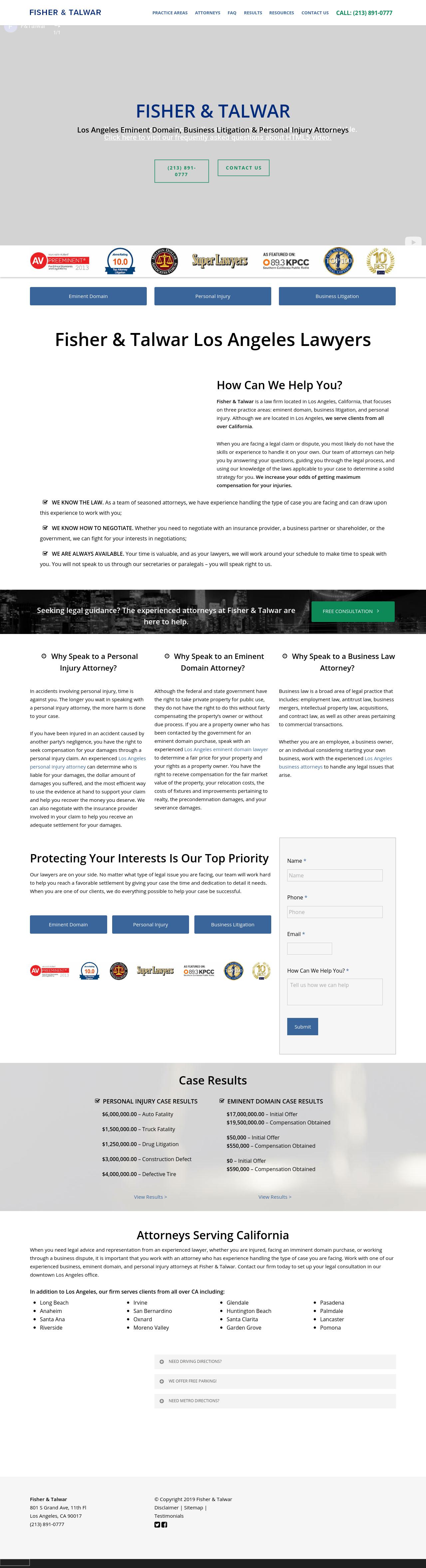 Fisher & Talwar - Los Angeles CA Lawyers