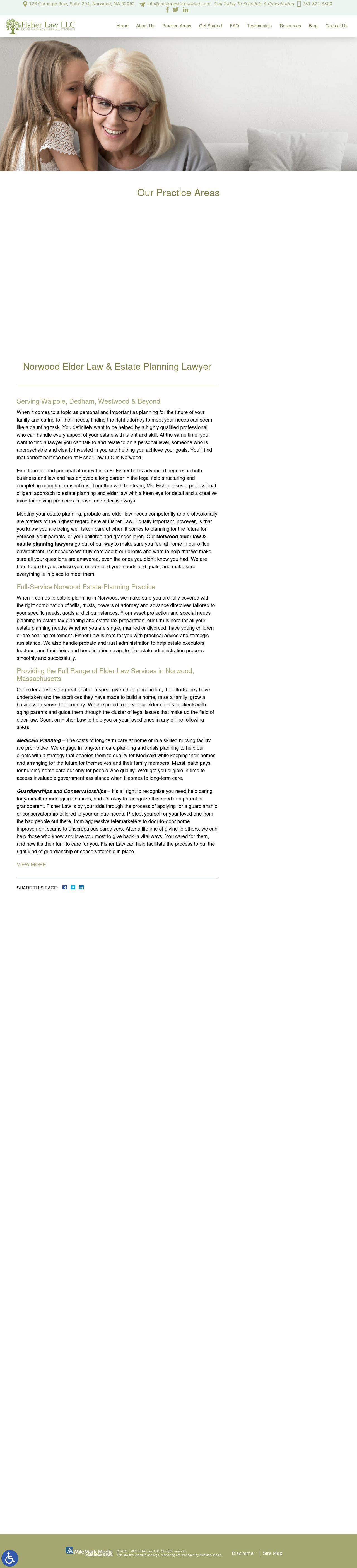 Fisher Law LLC - Norwood MA Lawyers