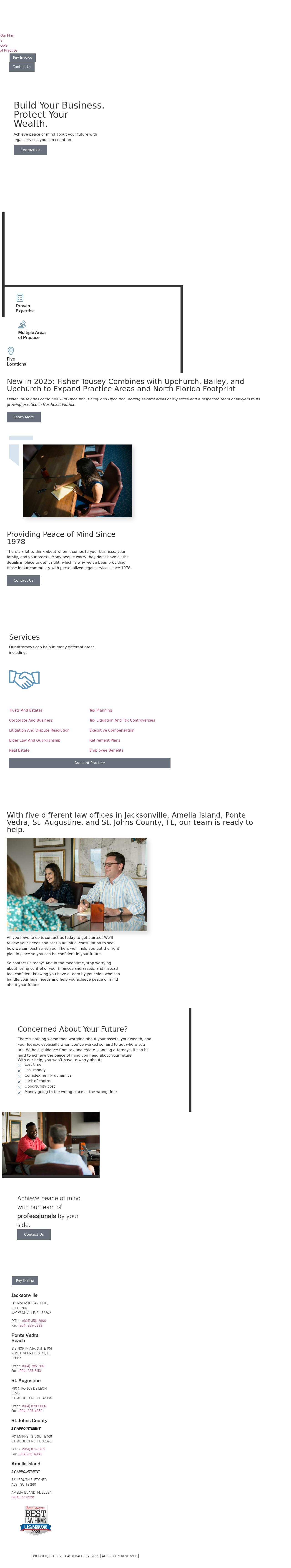 Fisher Tousey Leas & Ball PA - Jacksonville FL Lawyers