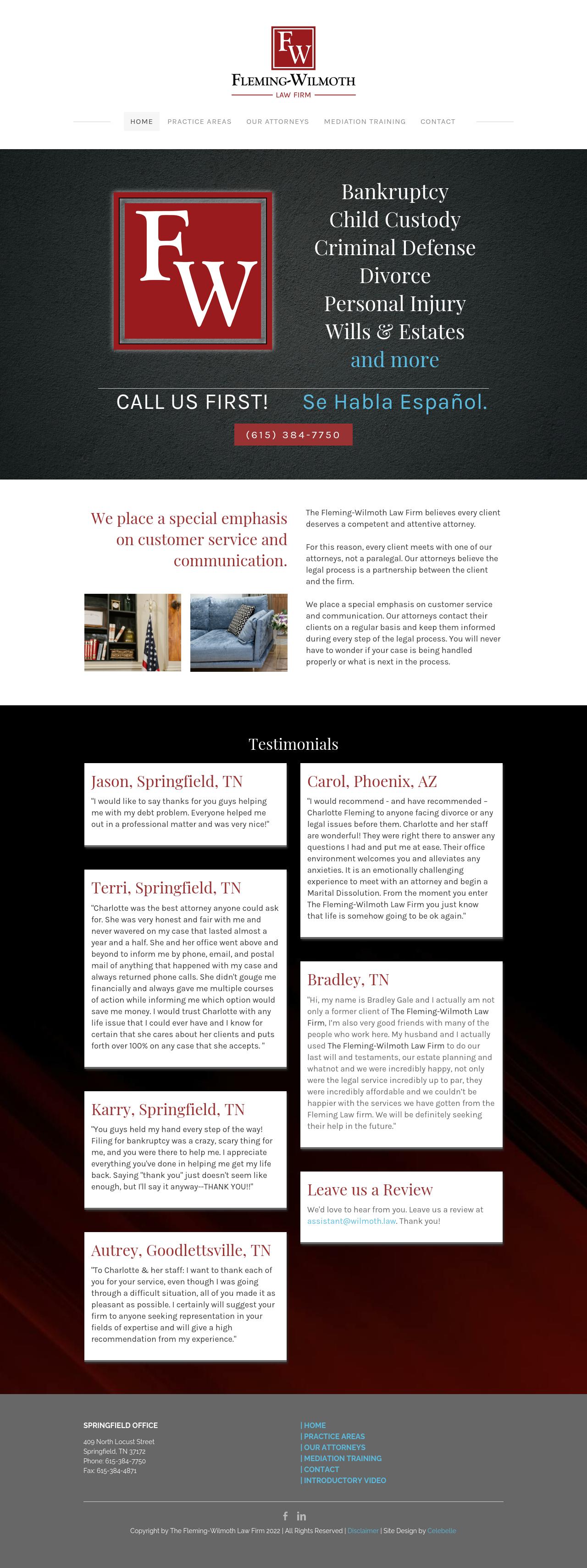 Fleming Law Firm & Mediation Ctr - Goodlettsville TN Lawyers