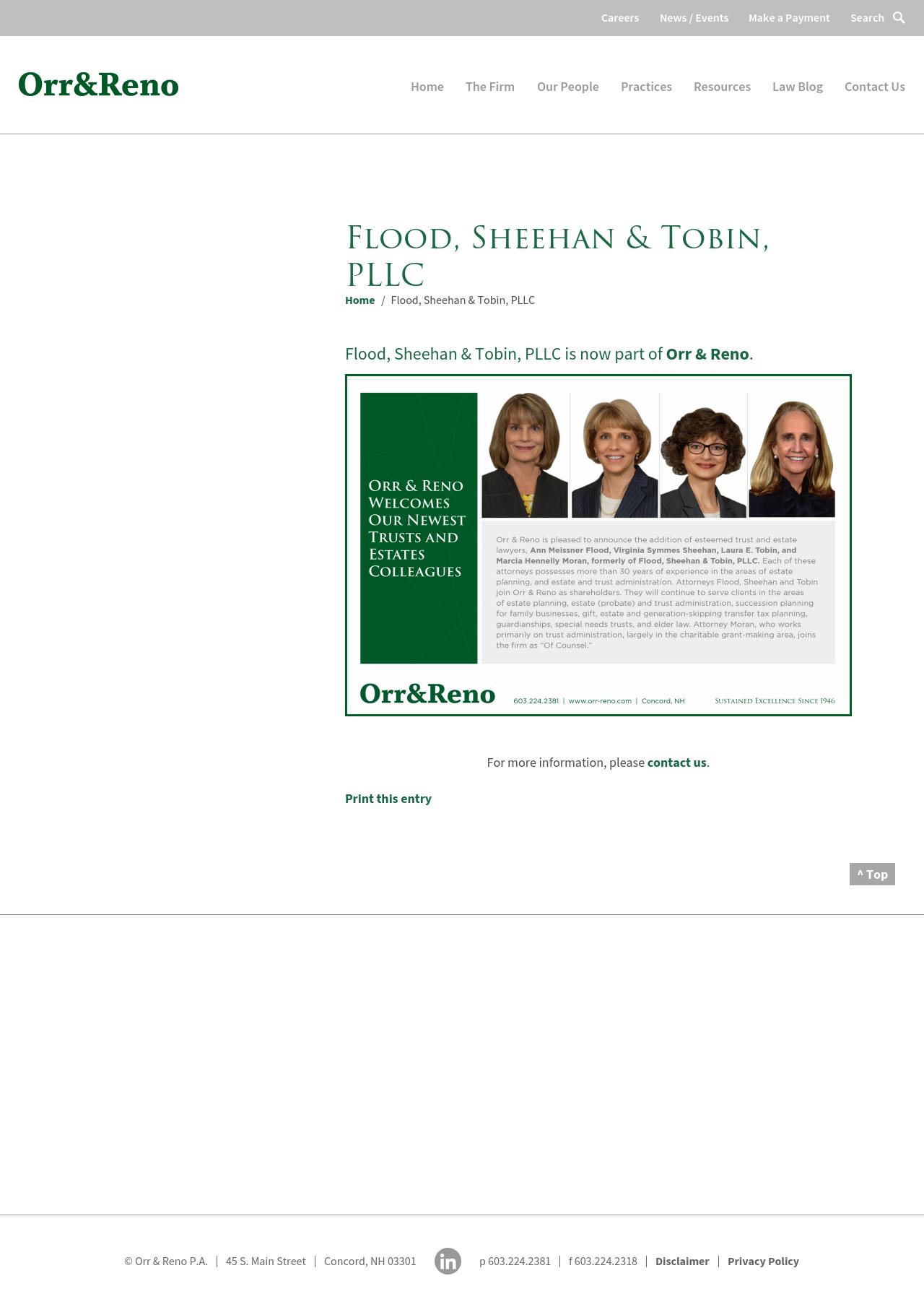 Flood, Sheehan & Tobin, PLLC - Concord NH Lawyers