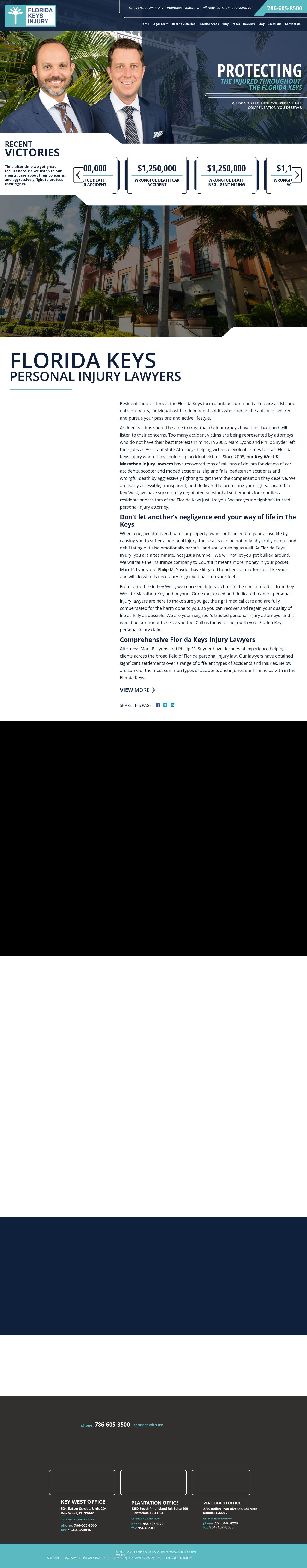 Florida Keys Injury Lawyers - Key West FL Lawyers