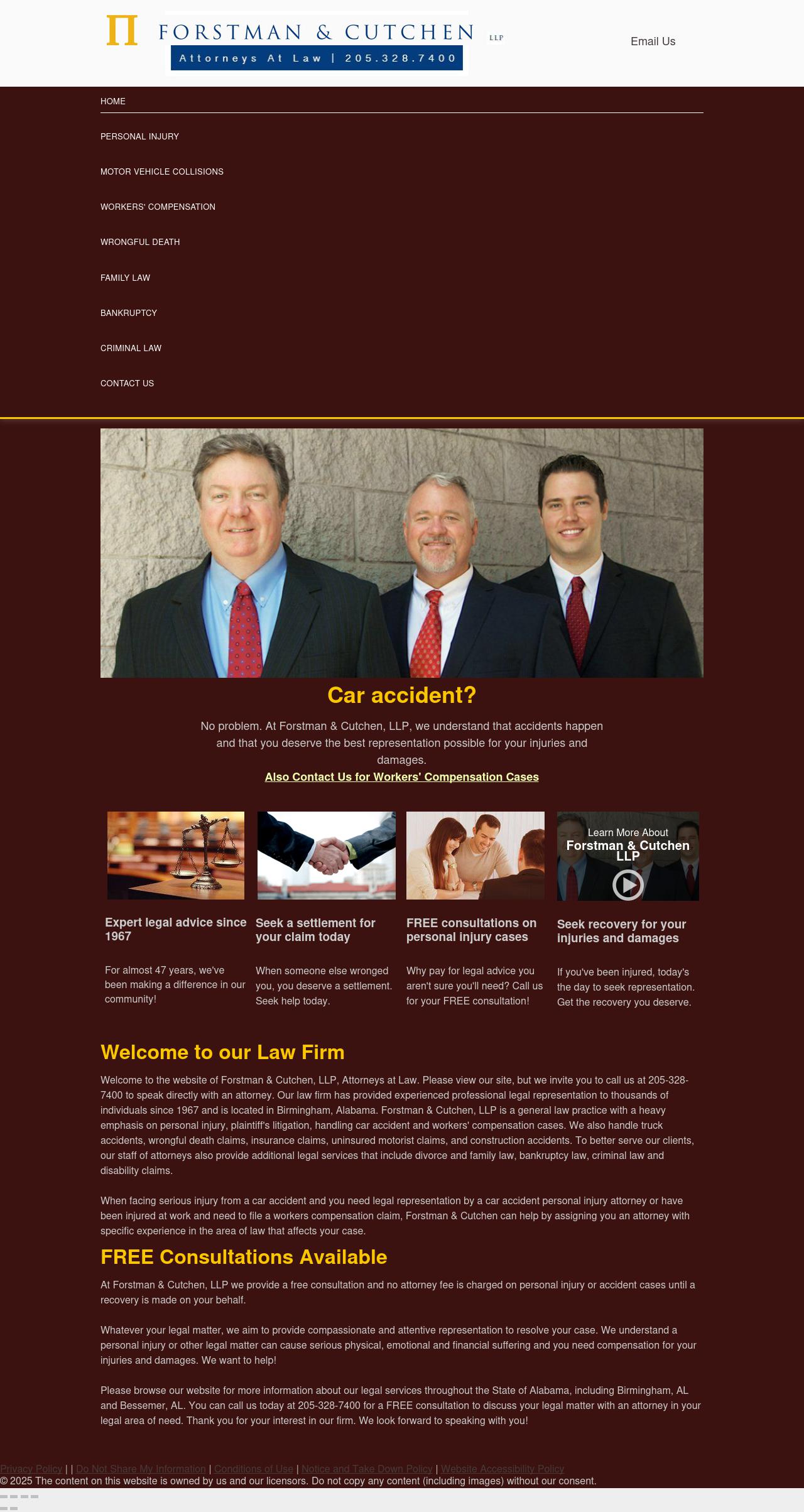 Forstman & Cutchen LLP - Birmingham AL Lawyers