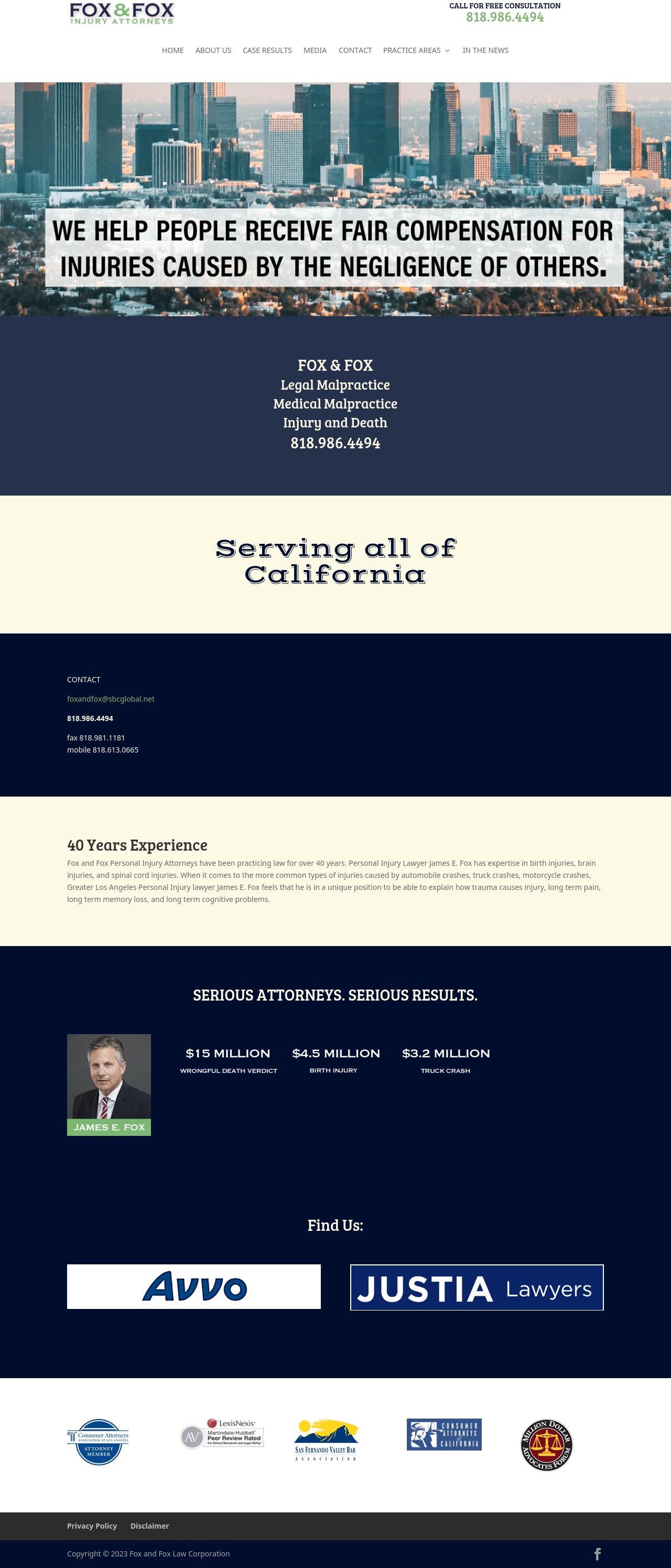 Fox & Fox Law Corporation - Sherman Oaks CA Lawyers
